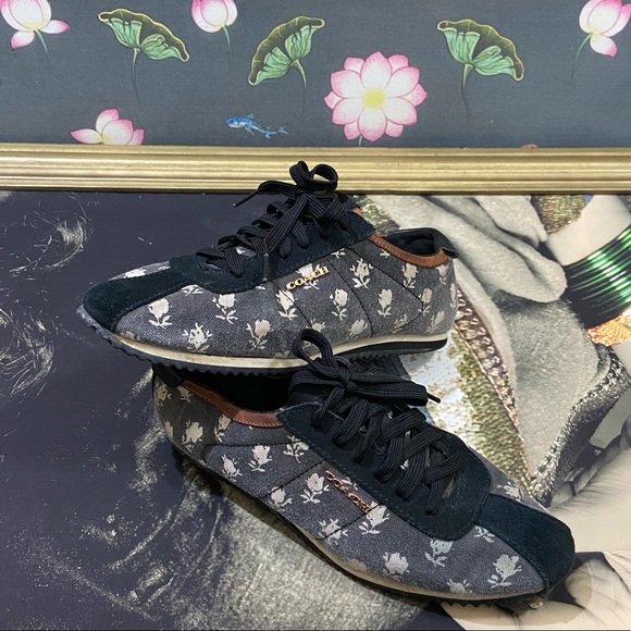 COACH CANVAS SHOES. LIMITED EDITION CANVAS SHOES
